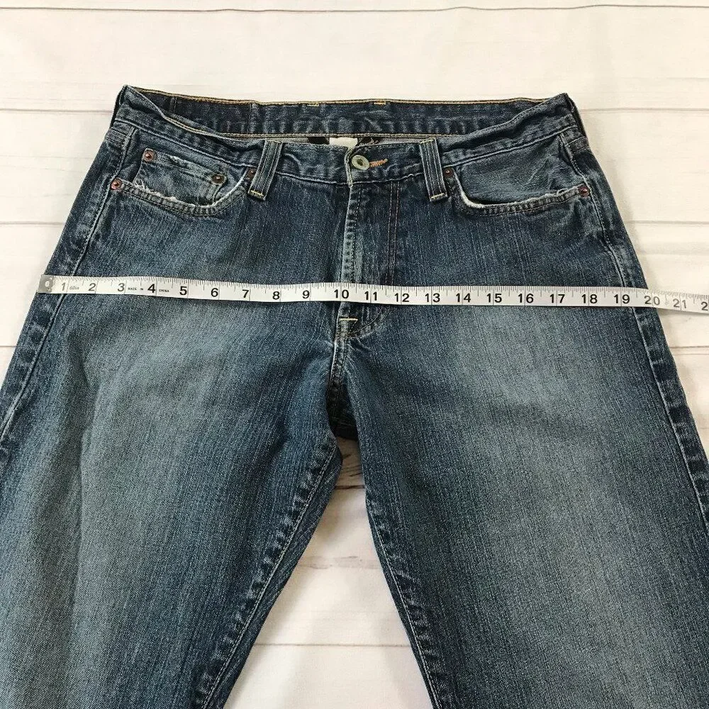 Lucky Brand Gene Montesano Men Size 31 Long Inseam Straight Leg Jeans